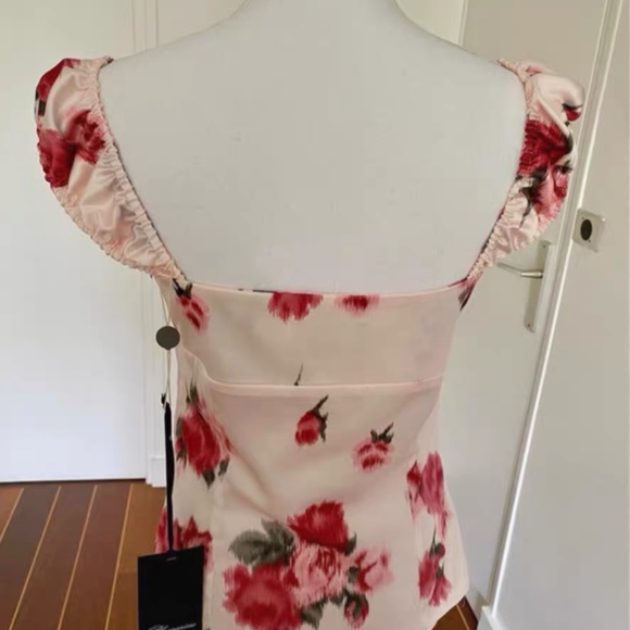 NWT Blumarine Rose beaded top - Picture 2 of 6